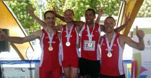 Equipe suisse 4x100 mètres Championne du monde masters