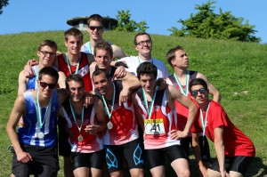 Podium du relais Suédois MAN