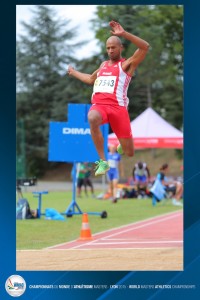 Josué M'Bon - Longueur Champion du monde M45